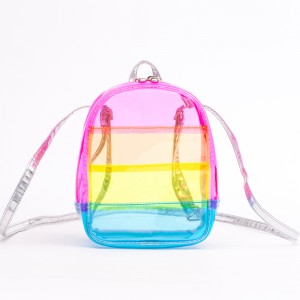 Transparent PVC Micro Mini Backpack