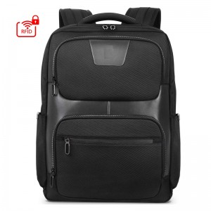Travel Laptop Backpack, 23L Business Backpack with RFID Blocking Pocket Durable 15.6 Inch Laptop Backpack, Water Resistant Multipurpose College School Computer Bag for Men & Women – Black