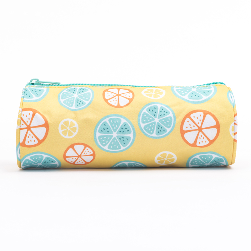 Yellow Lemon Pencil Case Holder Zipper Pen Bag Pouch Students Stationery Cosmetic Bag Featured Image
