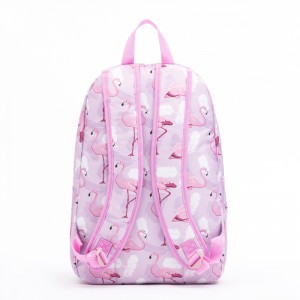 Pink Flamingo Backpacks Girls Bookbag 17 pulgadas Laptop Bag Shoulder Bag Casual Daypack