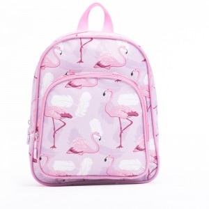 Pink Flamingo Mini Custom Children Backpack