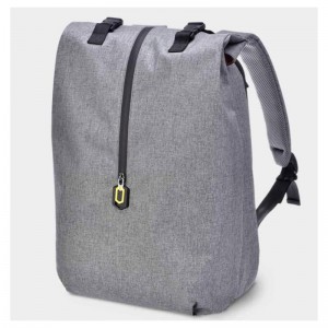 Leisure Backpack 14 Inches Casual Travel Laptop Rucksack College Student Bags Grey Blue Anti-theft