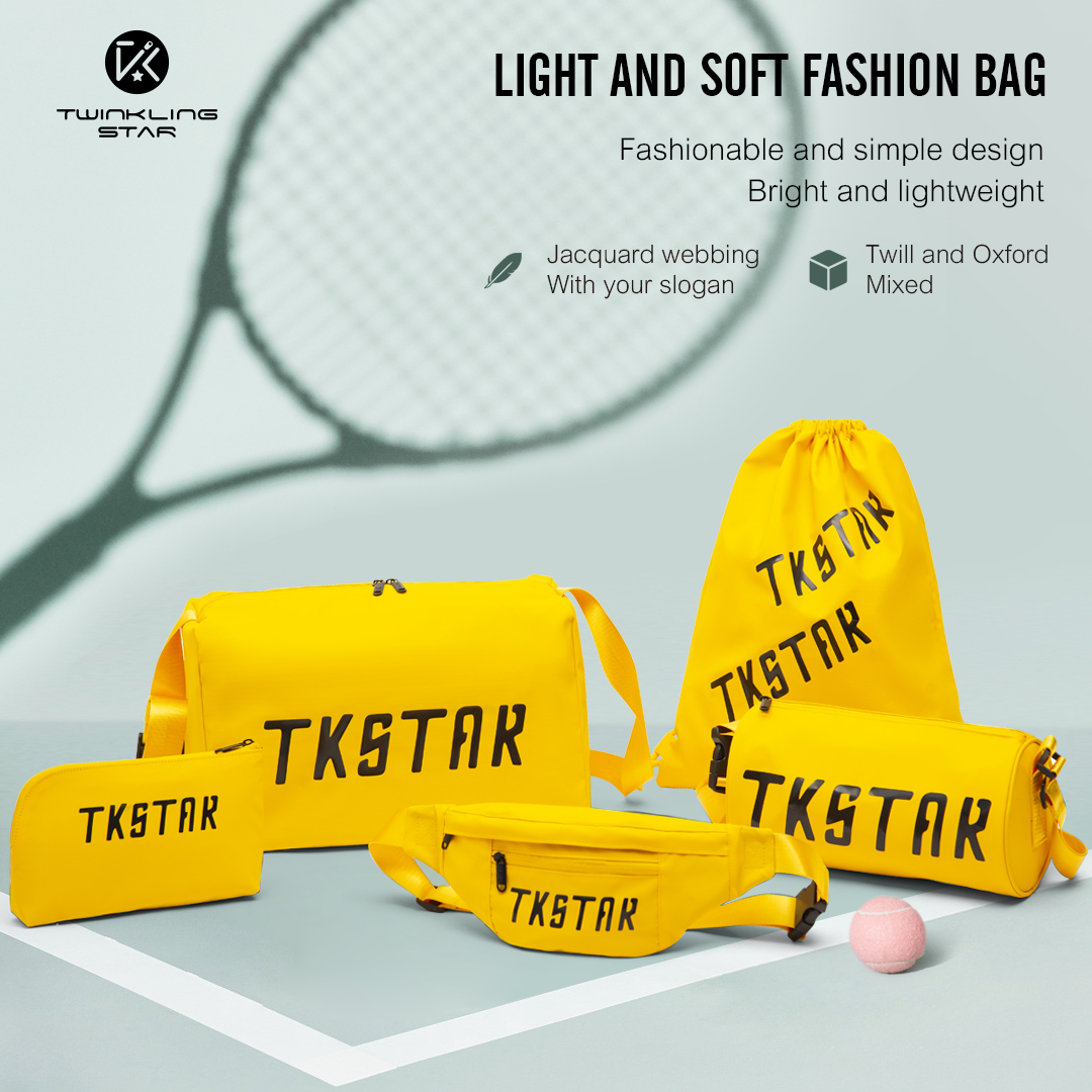 Mode en vrije tijd gele lichte tas collectie schoudertas tasje reizen |Fonkelende ster