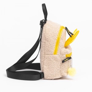 TKS20211101B 2021 Bag-ong disenyo sa fashion nga babaye nga sherpa mini nga backpack