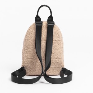TKS20211101B 2021 Disinn ġdid moda femminili sherpa mini backpack