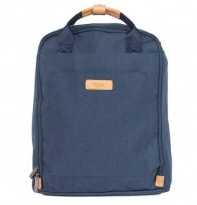 North European Style Leisure Backpack Fine Shape Light Weight Traveling Backpack Navy Blue Daypack