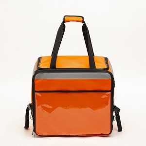 Large size new design multi-functional large capacity orange food delivery backpack
