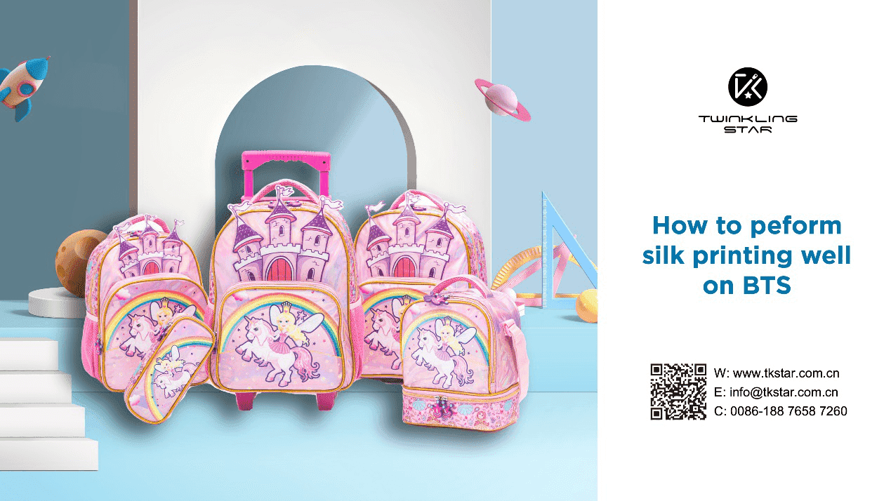 Twinkling Star Handbag Vissza az iskolába bag_Silk printing végre BTS