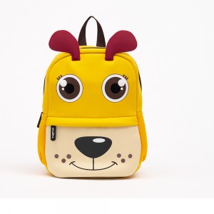 Neoprene cartoon dog backpack for kindergarten children