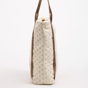Large capacity organic cotton tote bag shopping bag