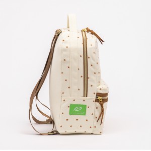 Дорожній рюкзак із органічної бавовни нового дизайну 13 дюймів