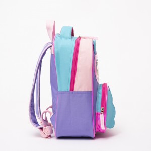 New design cute stereoscopic purple owl kids bag