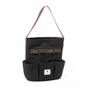 Eco-friendly multi-function lightweight fashion canvas gardener kit bag Barrel bag