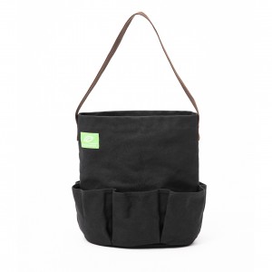 Eco-friendly multi-function lightweight fashion canvas gardener kit bag Barrel bag