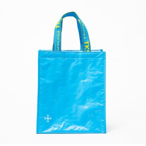 Nouveau design sac à provisions en tissu tissé à la mode sac isotherme