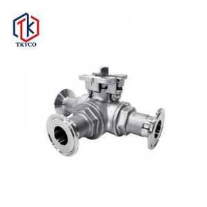 Thread And Clamped -Package 3way Ball Valve