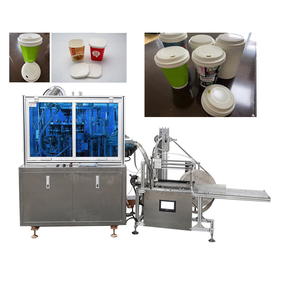 China High Quality Akr Paper Cup Supplier –  DPJ-100 Single Layer Roll Feeding Cup Lid Forming Machine – Tongzhuo machinery