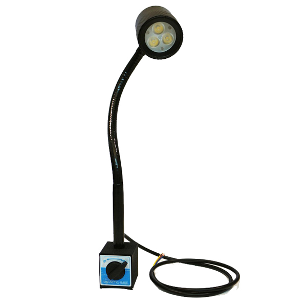 LED working light with magnetic mounting base