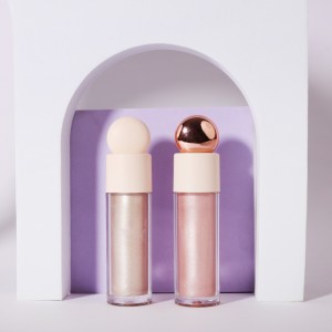 Liquid Highlighter Shimmer Face Makeup ផលិតសារធាតុពណ៌ខ្ពស់សម្រាប់ស្បែកទាំងអស់។
