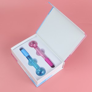 Cooling Face Roller Facial Massage Tools kanggo Skincare Ice Globes Gift Set