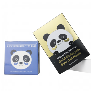 Produk Penjagaan Kulit Label Peribadi 24K Gold Gel Collagen Under Eye Patch Box Set
