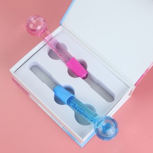 Cooling Gesiicht Roller Gesiicht Massage Tools fir Skincare Ice Globes Cadeau Set