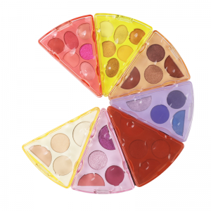 ODM Black Eyeshadow Base Factories –  Cheese Pizza 4C 6 Color Smoothy Eye Shadow Palette  – Topfeel