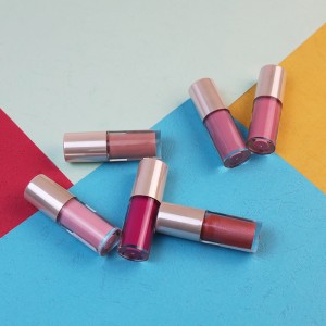 საბითუმო Pearly წყალგაუმტარი ტუჩის სიპრიალის გამყიდველი 6C Lipstick Shimmer მაკიაჟი