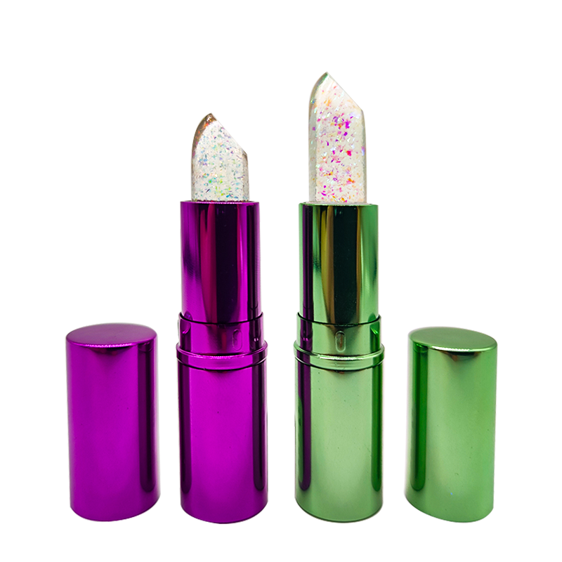 ODM Lip Gloss Base Vegan Factory –  Customized Colorful Leaf Moisturizer Lip Balm Color Changing Lipstick  – Topfeel