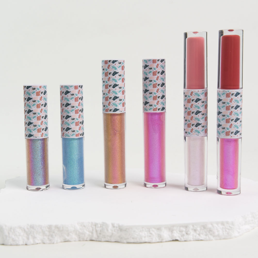 Set Produk Bibir Penjagaan Pelembap Gincu Pembekal Set Glos Bibir Bebas Kekejaman Balsem Bibir Mekap Lip Gloss