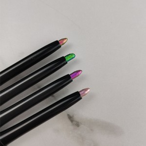 Creion colorat pentru ochi Creion fard pentru ochi Creion cu sclipici metalic Producător de machiaj pentru ochi