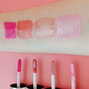 ຂາຍສົ່ງ Pearly Waterproof Custom Lipgloss Vendor 6C Lipstick Shimmer Makeup
