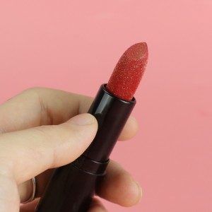 Lipstick Private Label Lipstick Vegan ħieles mill-moħqrija Custom Glitter Lipstick