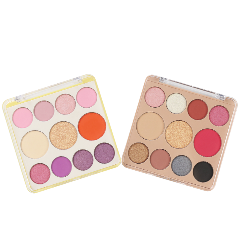 OEM Matte Teal Eyeshadow Factories –  11C Multi-use Highlight Blush Eyeshadow Palette  – Topfeel