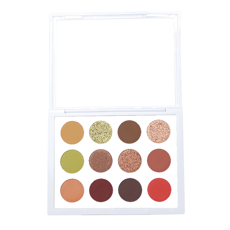 Europe style for Liquid Eyeshadow Matte - 12 Colors Transparent Eyeshadow Palette with Magnetic – Topfeel