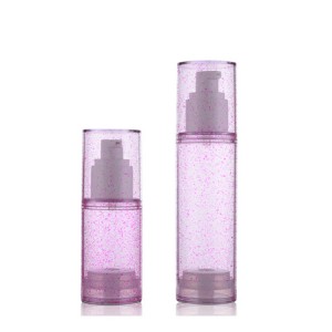 TA05 Skin Care Packaging 50ml 100ml Cylinder Plastic Cosmetic Airless Pump Bottle