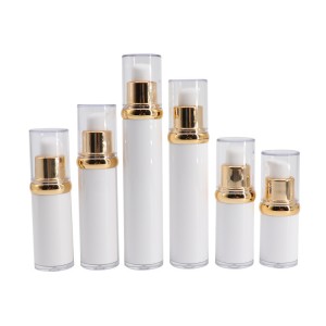 JA03 Cosmetic PETG Plastic Cream Packaging Airless Pump Bottle 10ml 15ml 20ml 30ml 40ml 50ml