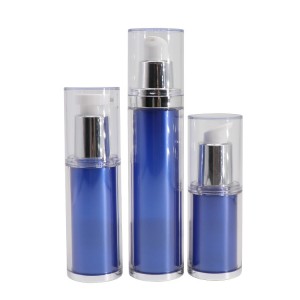 PA65 Eco-friendly 20 ml 30 ml 50 ml Double Wall AS PETG Airless Pump Cosmetic Bottle