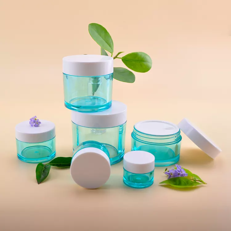 PJ22 Plastic PETG Cosmetic Container Thick Transparent Cream jar