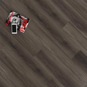 Elegant dark Grey LVP flooring