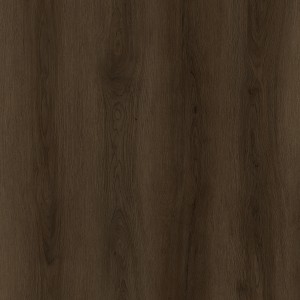 Dark Brown Oak Grain SPC Click Flooring