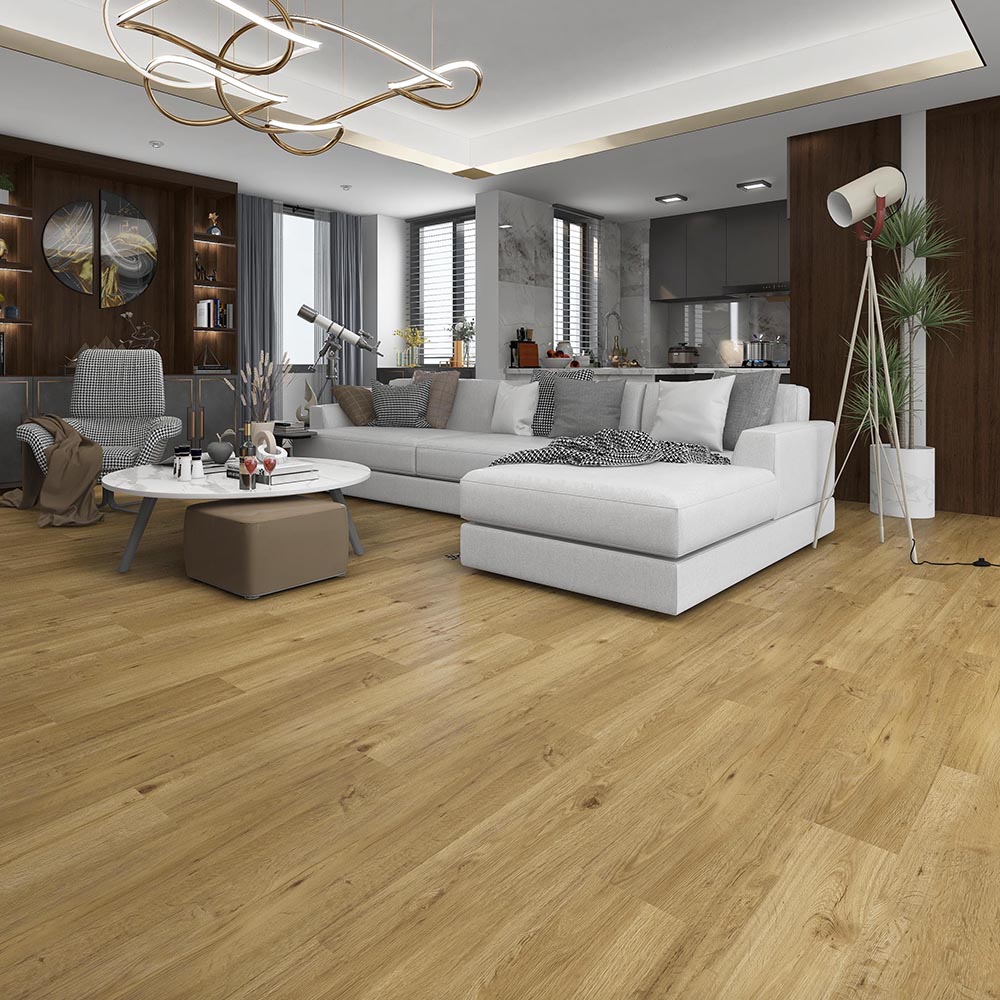 Natural timber effect SPC click locking flooring Featured Image
