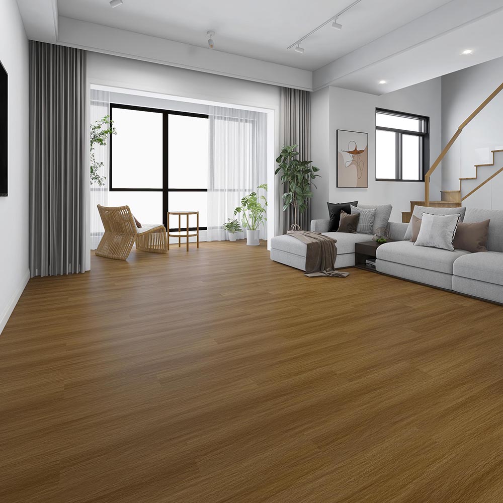 Vienkārša koka graudu SPC Click Flooring