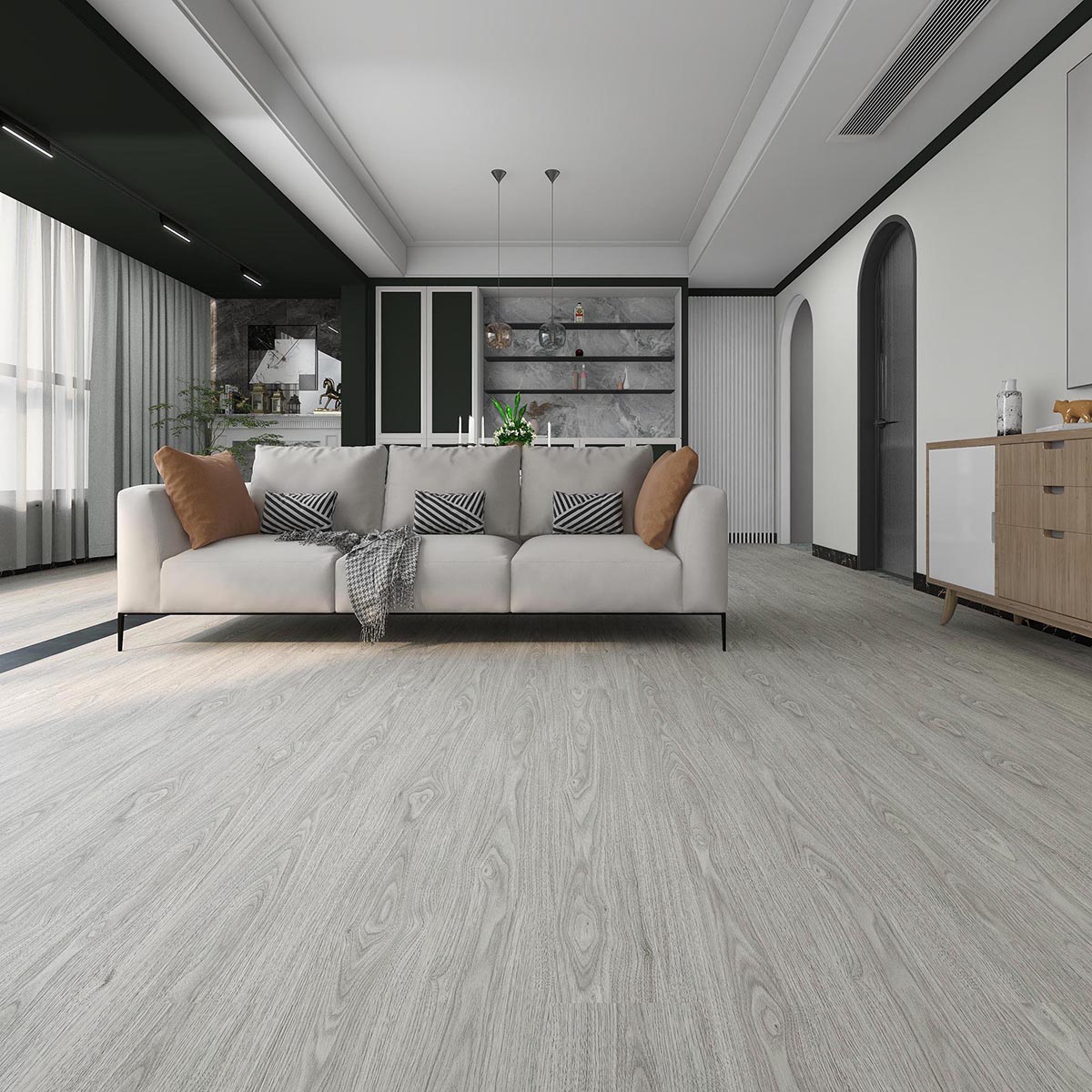 Light Pine Grain SPC Click Flooring Featured Image