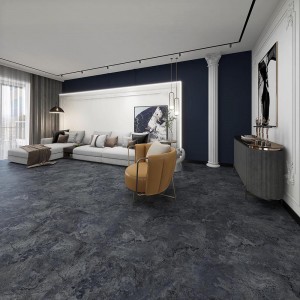 8 Year Exporter Spc Laminate Flooring - Dark Marble Grain SPC Click Flooring Tile – TopJoy