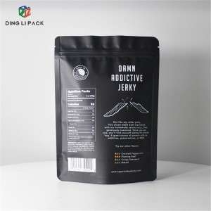 China Supplier Custom Printing Resealable Cookies Snack Packaging Stand up Pouches with Zipper for Food Saving
