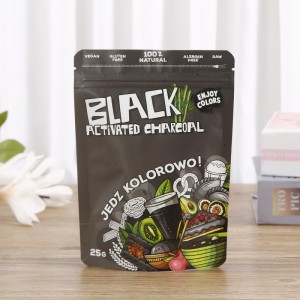 Low MOQ for Matte Black Tea Stand up Aluminum Foil Zipper Zip Lock Pouch Package Bags for Doypack Mylar Storage for Food Packing