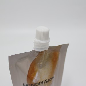 Custom Printed 250ml Shampoo/Body Wash/Hand Soap/Applying Mask Container Stand up Spout Pouch with  Logo Design