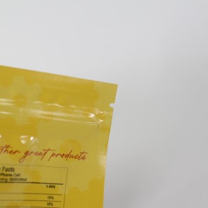 Custom UV Spot Clear Plastic Back Seal Bag