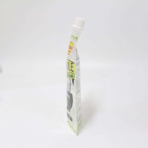 Spout Pouches Food Grade Juice Doypack Printed Plastic with Clear Window